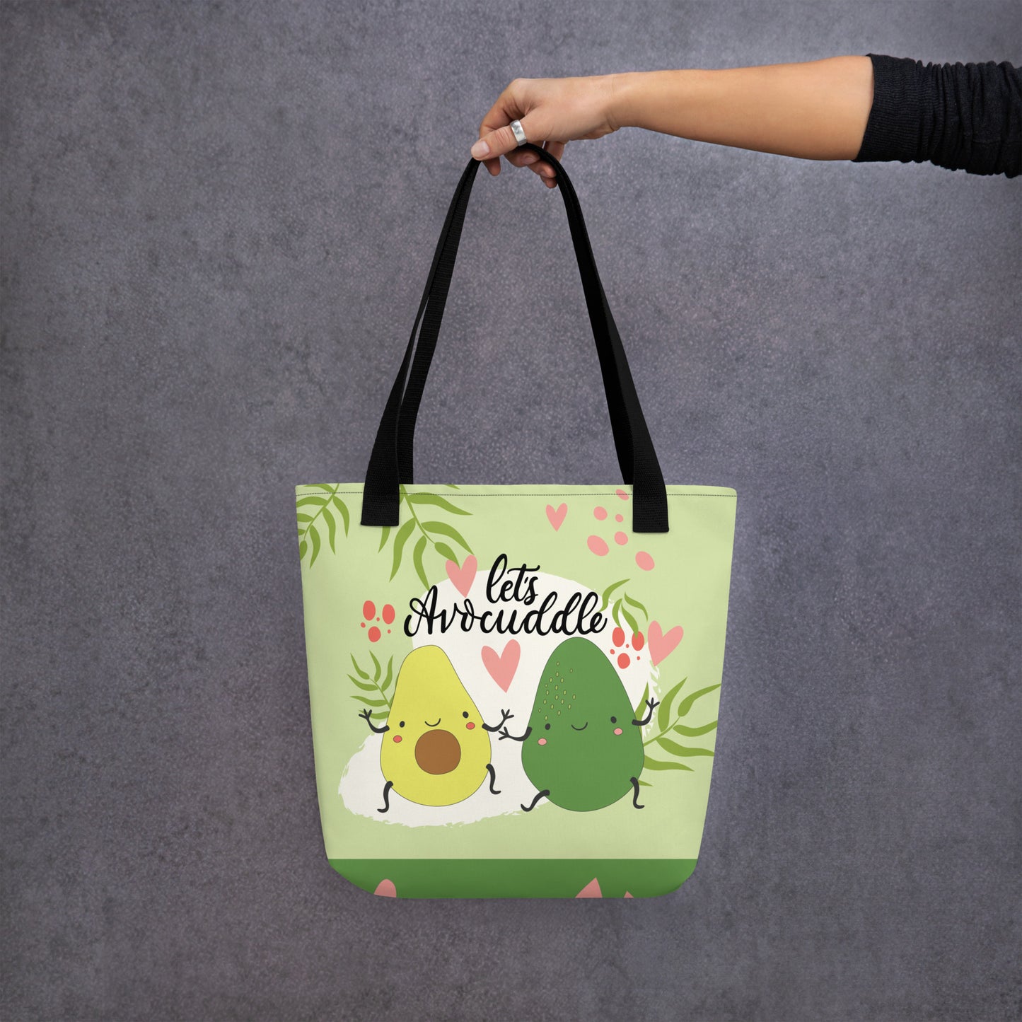 Lets Avocuddle Tote Bag