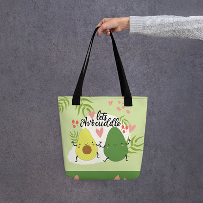 Lets Avocuddle Tote Bag