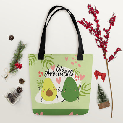 Lets Avocuddle Tote Bag