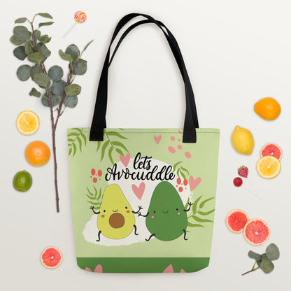 Lets Avocuddle Tote Bag