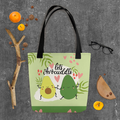 Lets Avocuddle Tote Bag