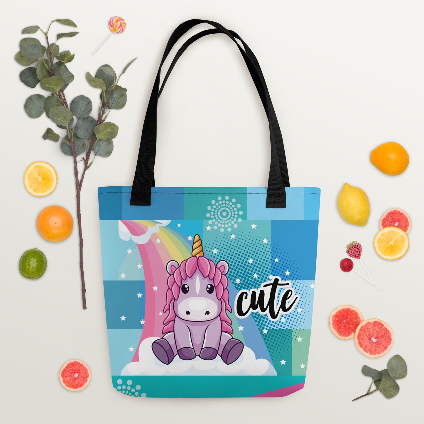 Cute Unicorn Tote Bag