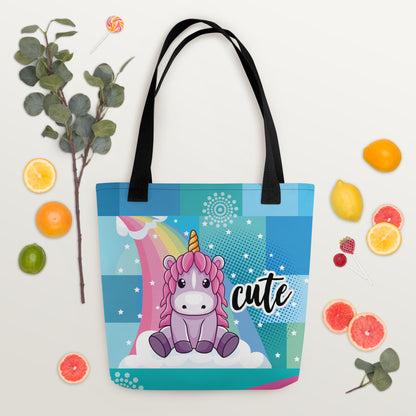 Cute Unicorn Tote Bag