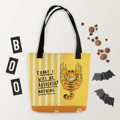 all over print tote bag black 15x15