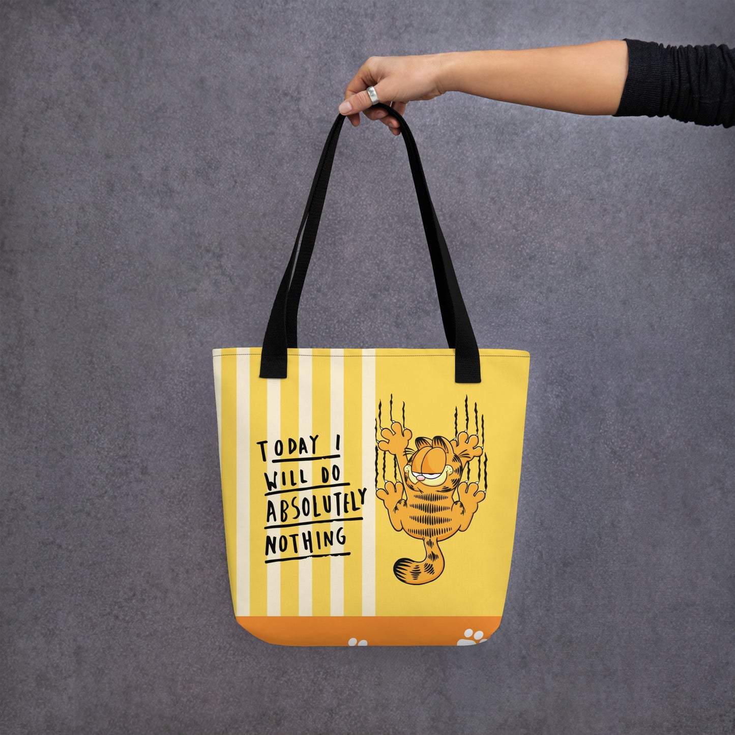 Lazy Garfield Tote Bag