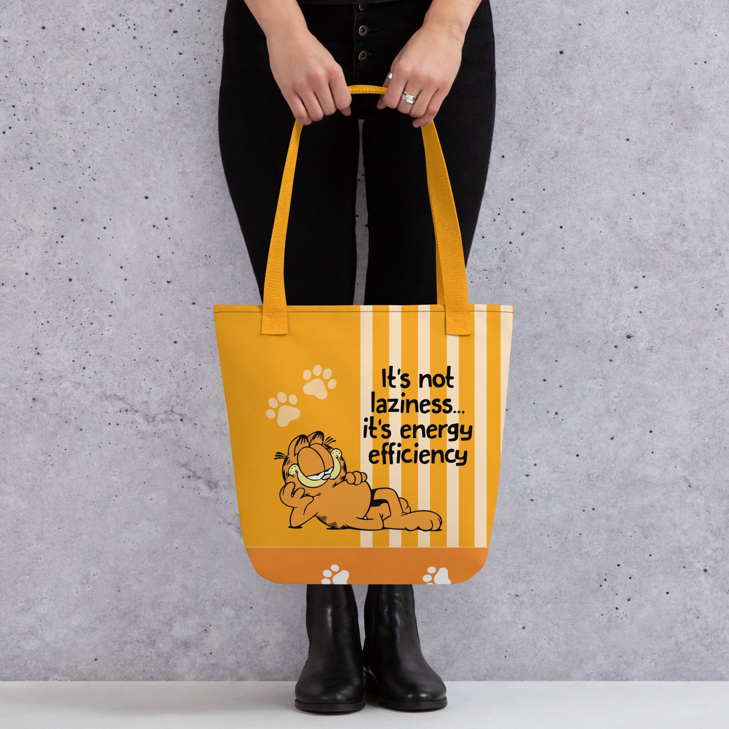 Lazy Garfield Tote Bag