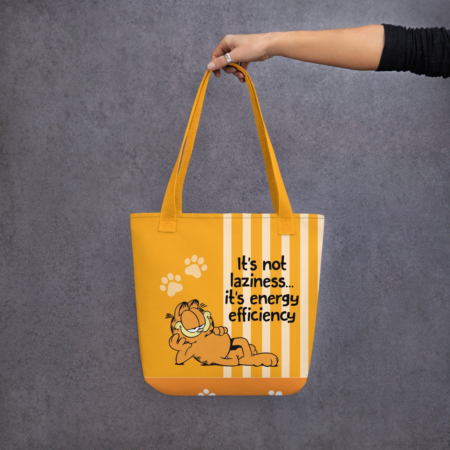 Lazy Garfield Tote Bag