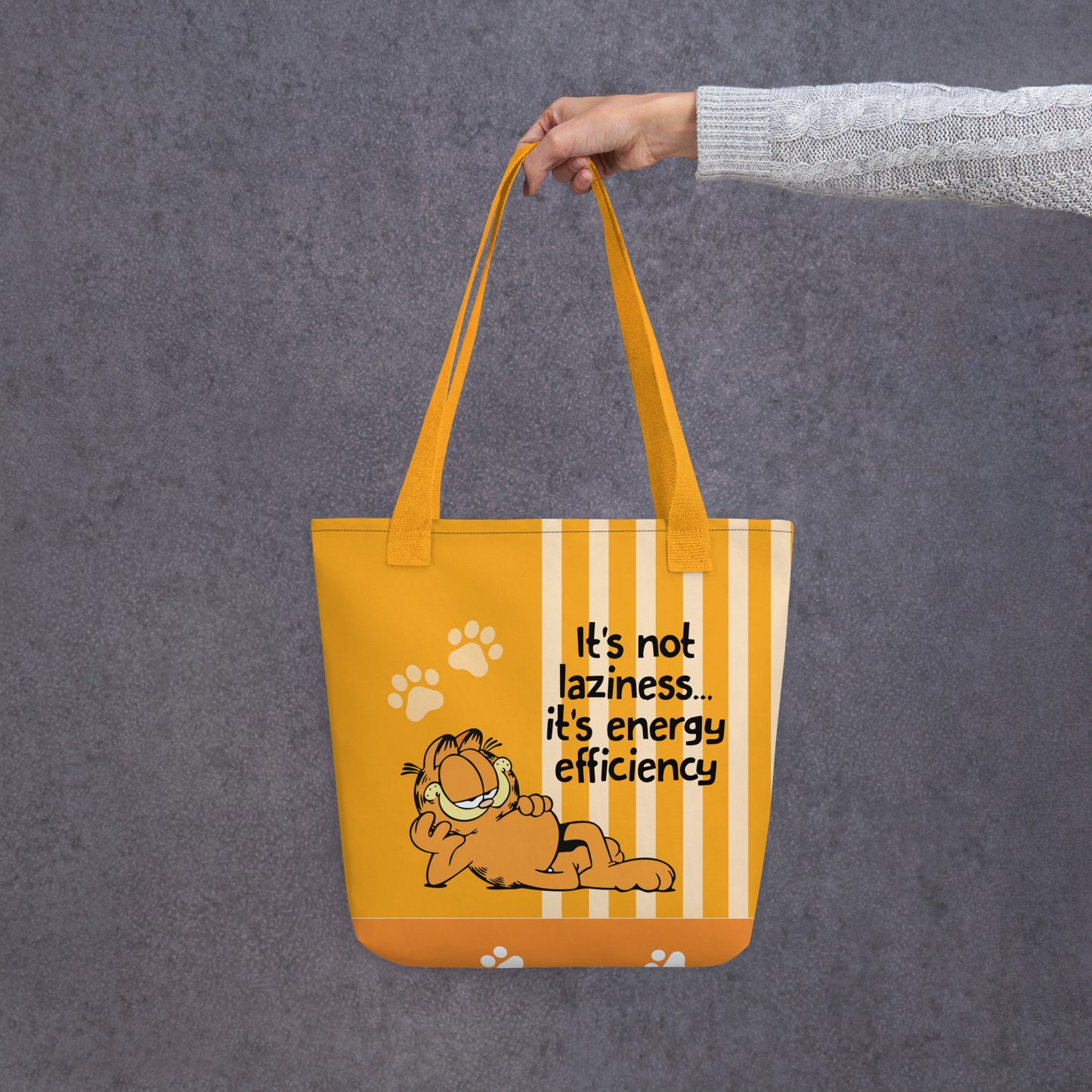 Lazy Garfield Tote Bag