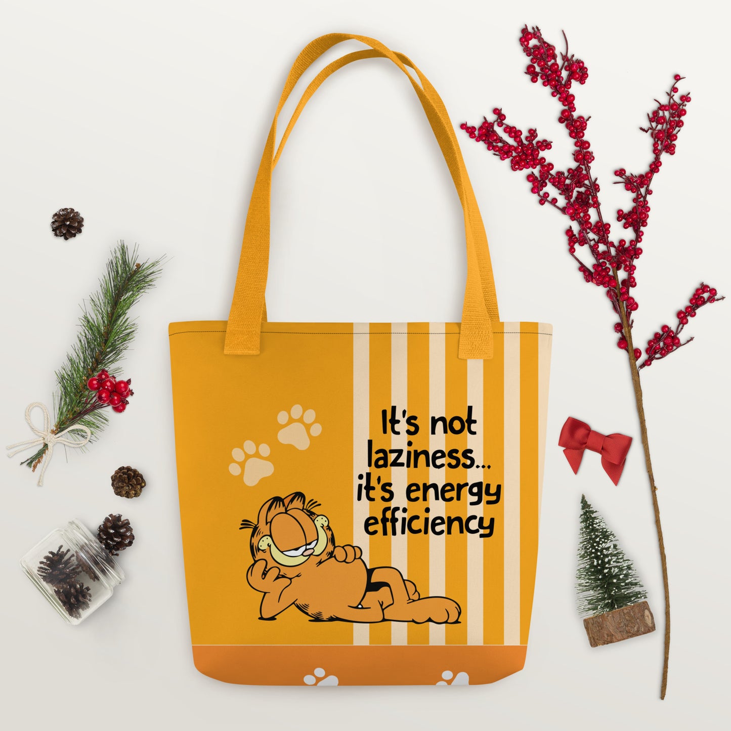 Lazy Garfield Tote Bag