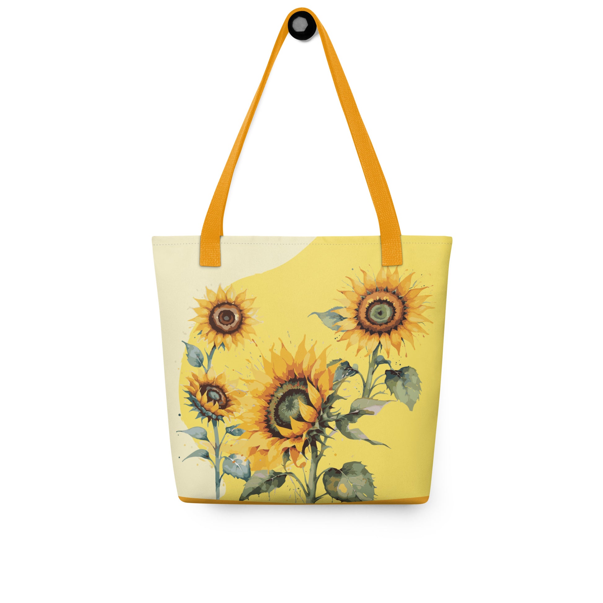 all over print tote bag yellow 15x15