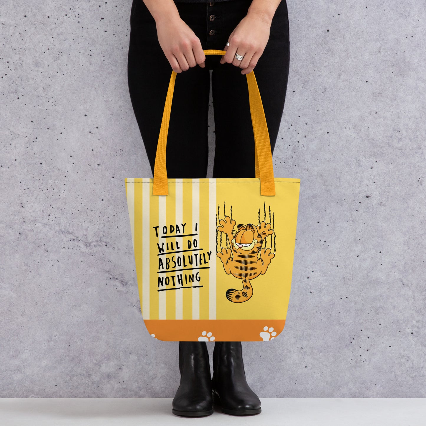 Lazy Garfield Tote Bag