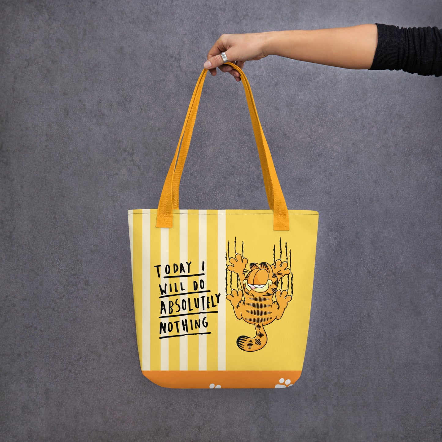 Lazy Garfield Tote Bag