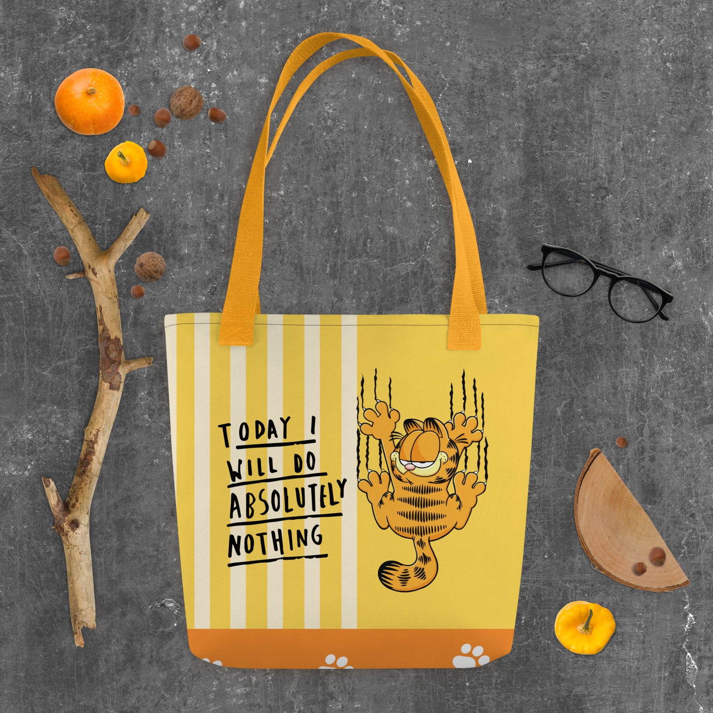 Lazy Garfield Tote Bag