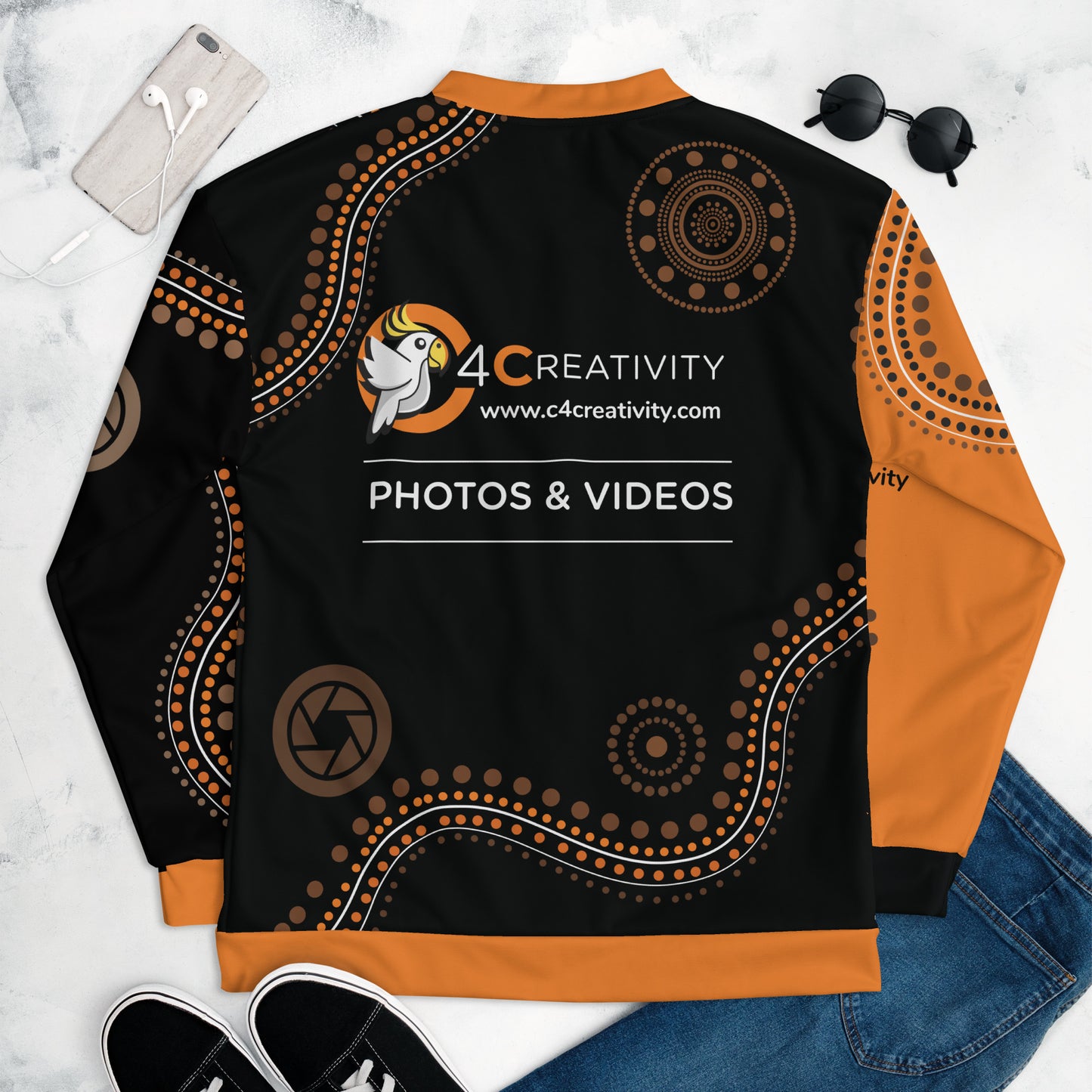 C4Creativity Custom Design Bomber Jacket