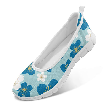 Blue Blossom Women's Slip-On Shoes