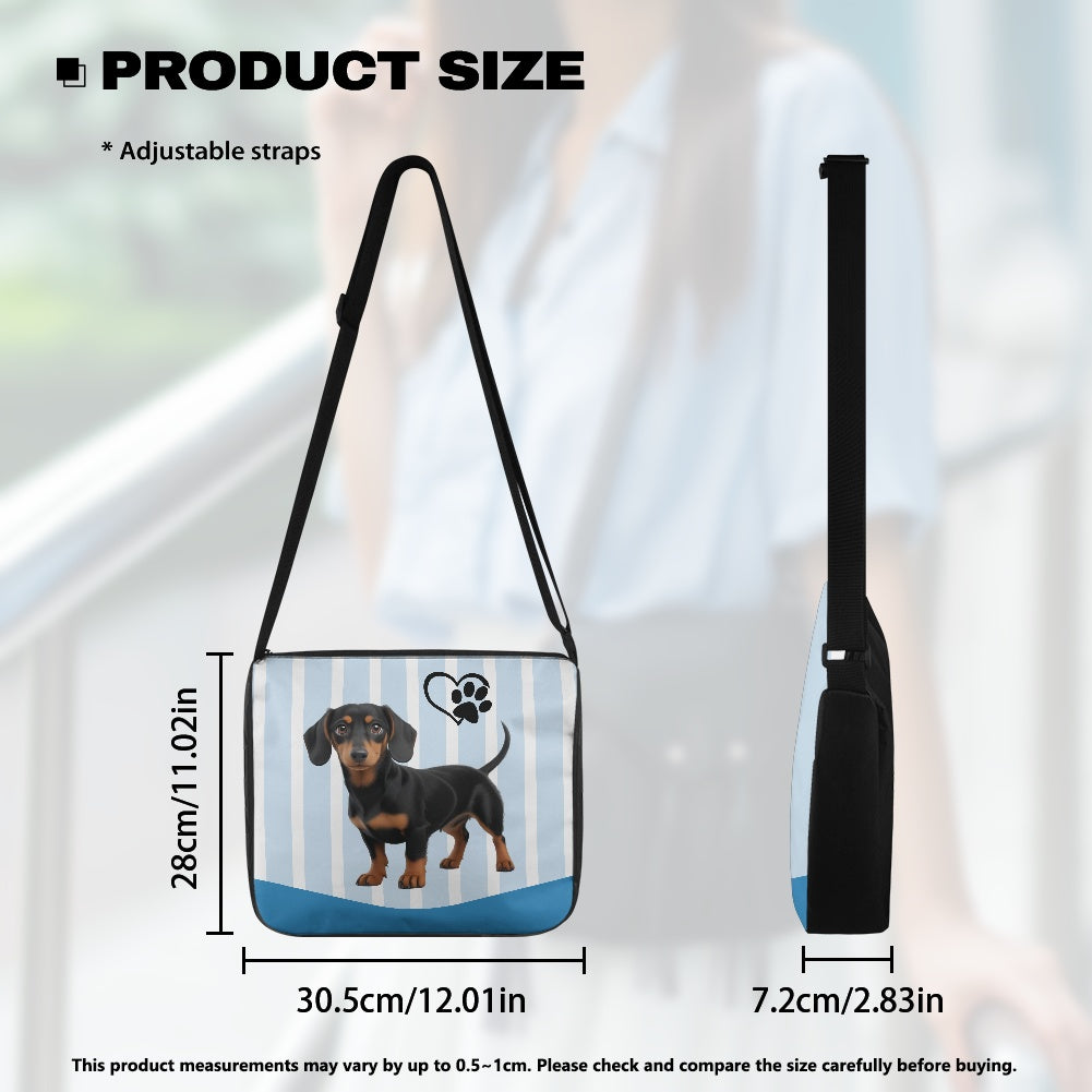 Dachshund Design Large Capacity Underarm Bag