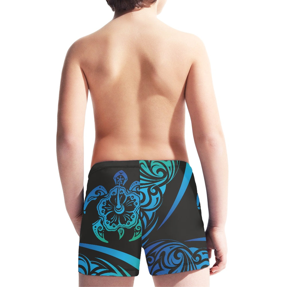 Hawaiian Tribal Boy's Swimming Trunks