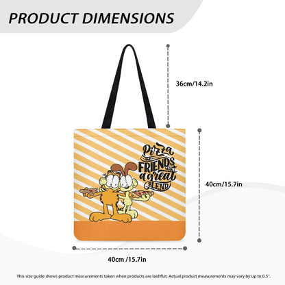 Pizza and Friends Cloth Tote Bag
