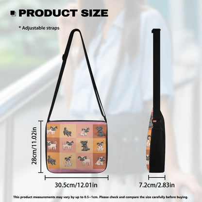 Pug Lovers Large Capacity Underarm Bag