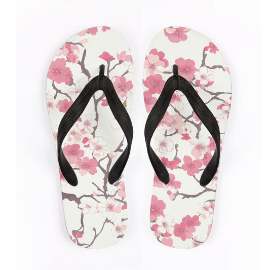 Cherry Blossom Serenity Flip-Flops
