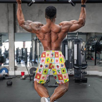 Men's Tropical Print Swim Shorts