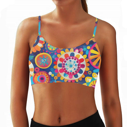 Retro Boho Women’s Sports Bra