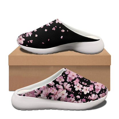 Midnight Sakura Garden Clogs