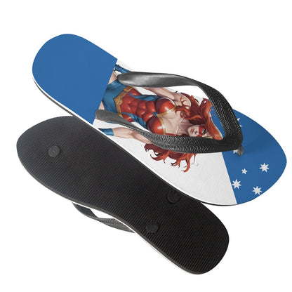 Superhero Flag Flip Flops