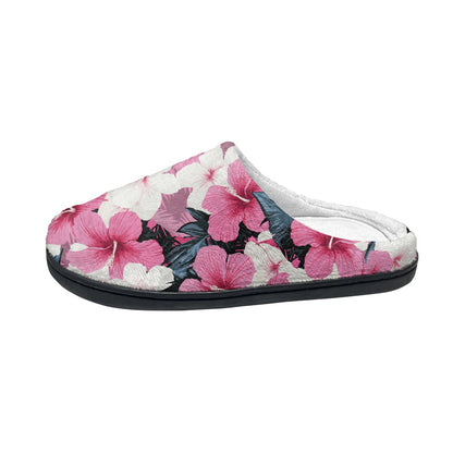 Tropical Blossom Cotton Slippers
