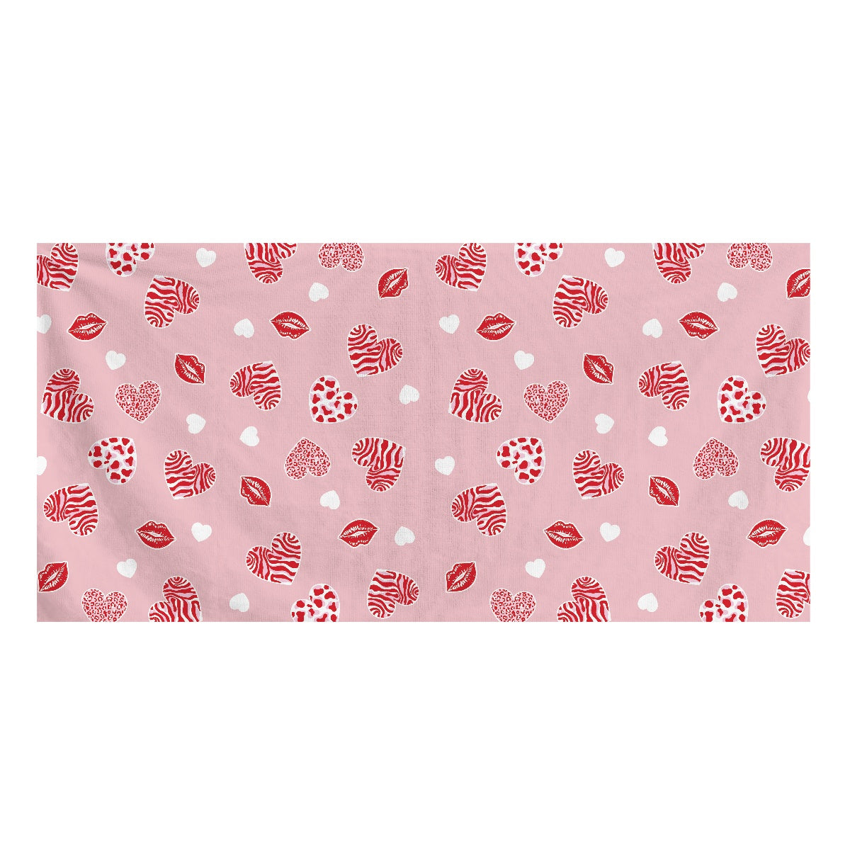 Kisses and Hearts Towel