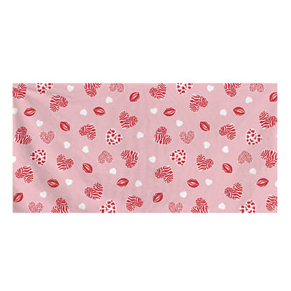 Kisses and Hearts Towel