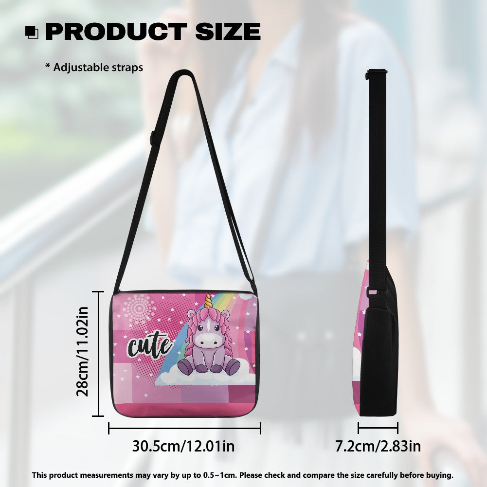 Cute Unicorn Large Capacity Underarm Bag