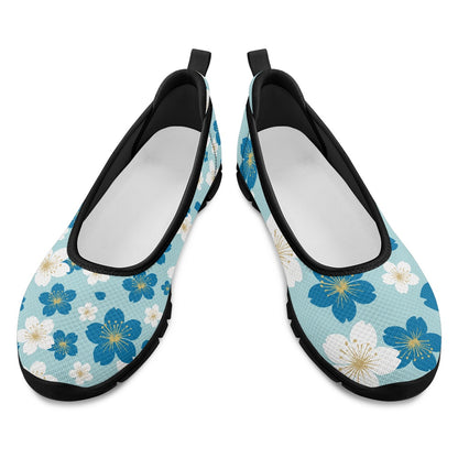 Blue Blossom Women's Slip-On Shoes