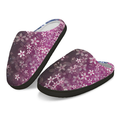 Starlit Bloom Cotton Slippers