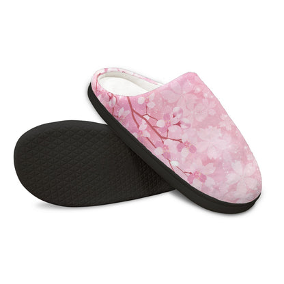Cherry Blossom Cotton Slippers