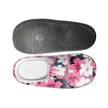 Tropical Blossom Cotton Slippers