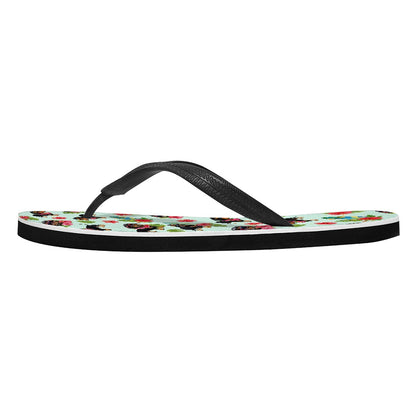 Dachshund Tropical Flip Flops