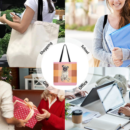 Pug Love Cloth Tote Bag
