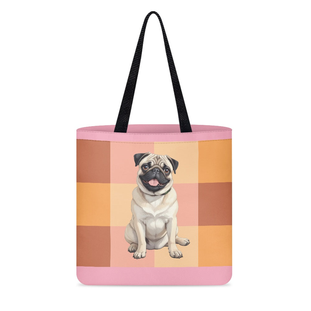 Pug Love Cloth Tote Bag