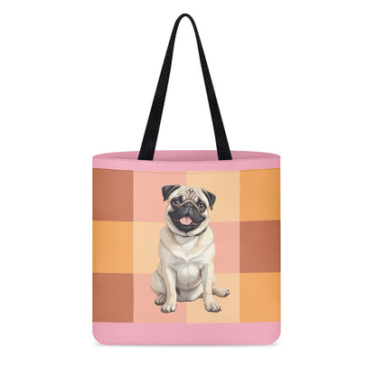Pug Love Cloth Tote Bag