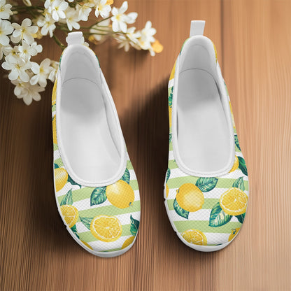 Citrus Charm Women's Slip-On Shoes
