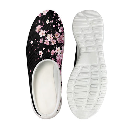Midnight Sakura Garden Clogs