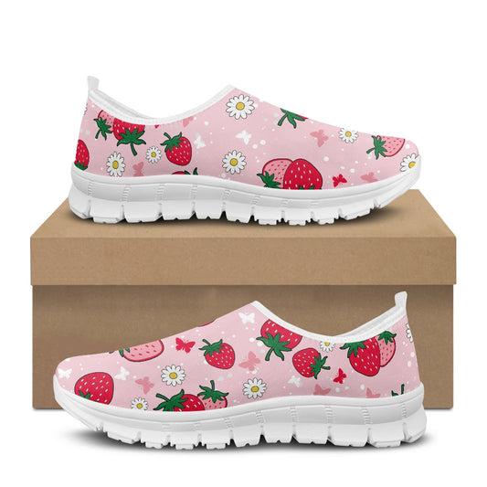 Strawberry Delight Low-Cut Casual Shoes