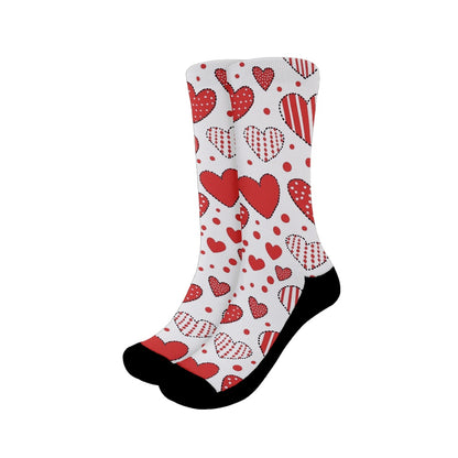 Hearts and Dots Socks
