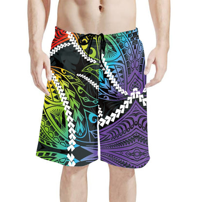 Men's Tribal Multi-Color Swim Shorts