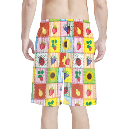 Men's Tropical Print Swim Shorts