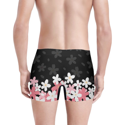 Floral Blossom Print Men's Boxer Briefs