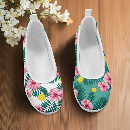 Hibiscus Paradise Women's Slip-On Shoes