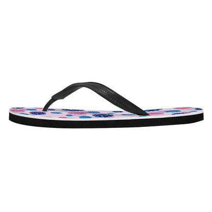 Polka Dot Bubble Flip Flops