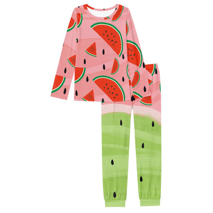 Watermelon Delight Men's Pajama Suit